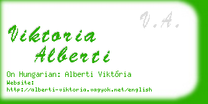 viktoria alberti business card